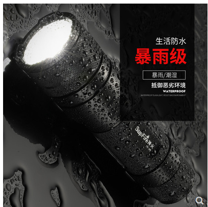 SupFire神火F3变焦强光手电筒调焦可充电迷你LED户超亮远射聚光 - 图1