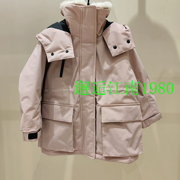 little moco专柜正品25年冬男女童中长极寒加厚羽绒服KBE4EIN003 - 图0