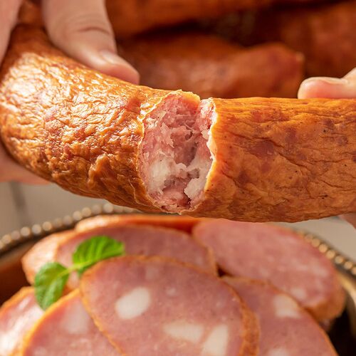 秋林食品公司伊雅正宗哈尔滨红肠500g*2东北特产开袋即食香肠 - 图2