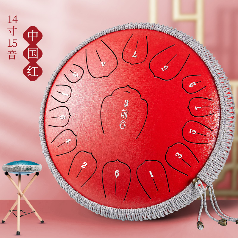 空灵鼓品牌官方旗舰店15音初学者专业级初学迷你儿童钢舌正品乐器 - 图1