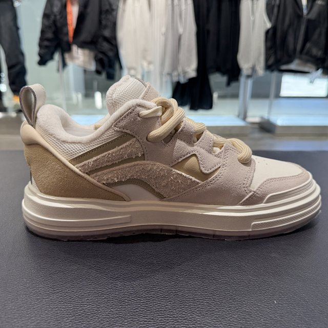 China Li Ning 25 new winter new men's and women's SWAG comfortable and wear-resistant skateboard culture sneakers AECV029