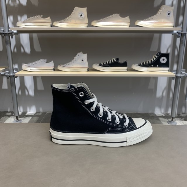 CONVERSE Converse 1970S classic black high-top canvas shoes for men and women, casual sneakers for couples 162050C