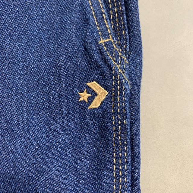 CONVERSE 25 winter new men's loose straight casual original cow color denim trousers MCJ129