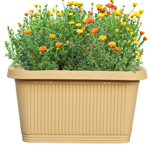 爱丽思加厚树脂塑料花盆长方形种菜盆草莓种植箱爱丽丝阳台多肉盆 - 图3