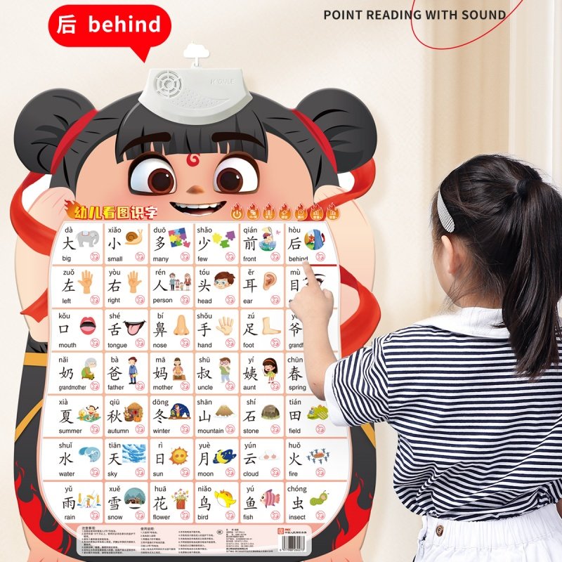 25新款宝宝说话有声早教挂图婴幼儿童发声益智玩具儿歌认字墙贴,淘宝优惠券,粉丝福利购,淘宝优惠卷