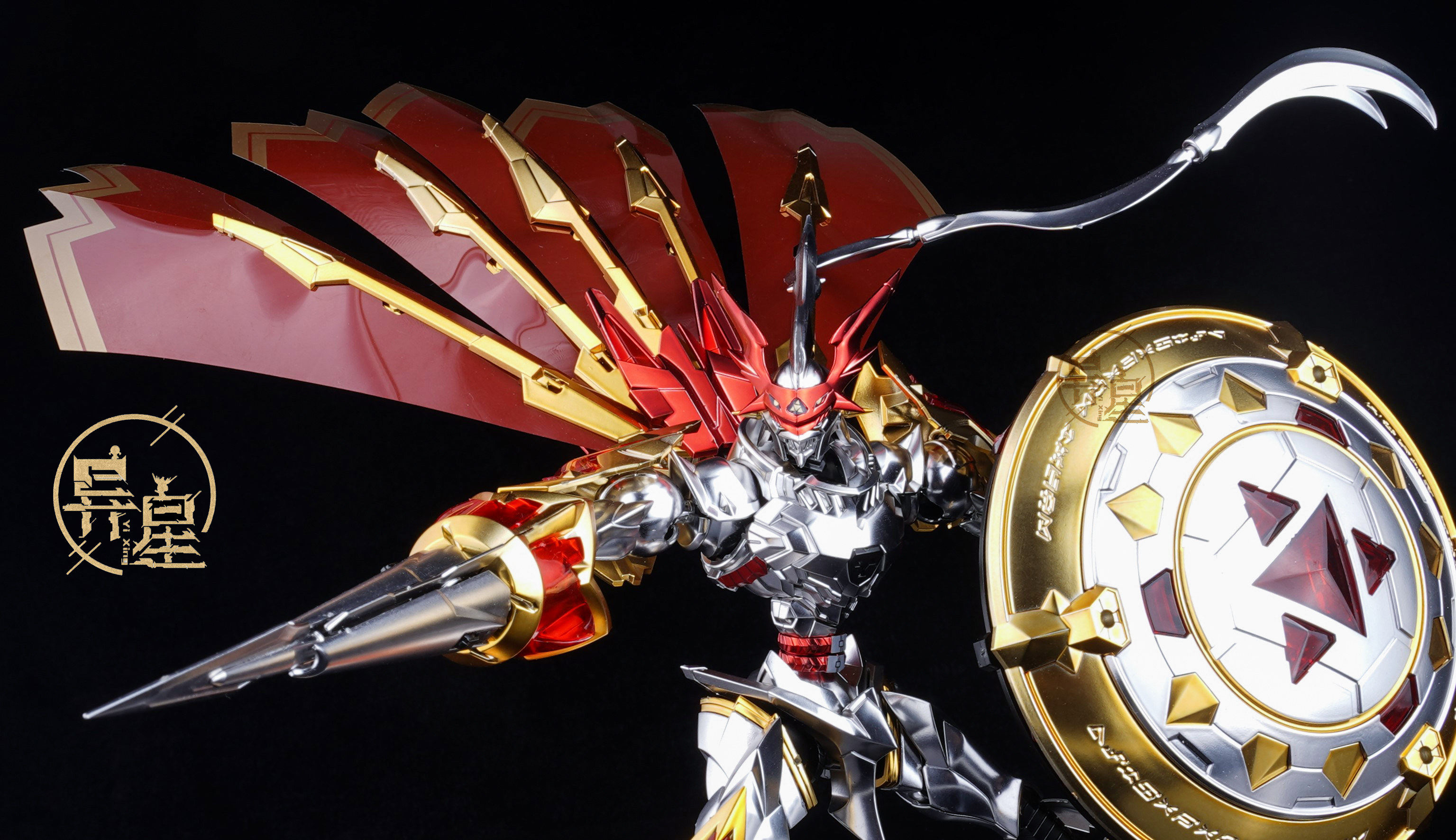 异星万代 Figure-rise FRS红莲骑士兽公爵兽红莲骑士兽电镀版_虎窝淘