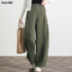 Brinda Thin ແອວສູງຂາກວ້າງ Scimitar Balloon Pants ສໍາລັບແມ່ຍິງ