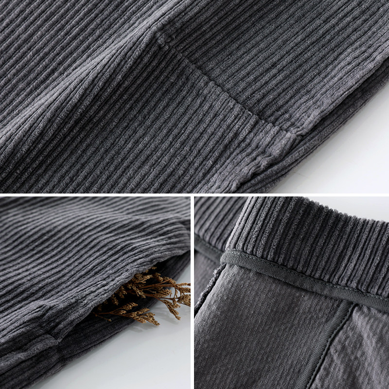 布琳达灯芯绒女裤新款秋冬宽松大码条绒休闲裤子女纯棉香蕉萝卜裤,淘宝优惠券,粉丝福利购,淘宝优惠卷