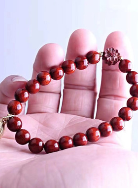 djy女士印度小叶紫檀名族风手链