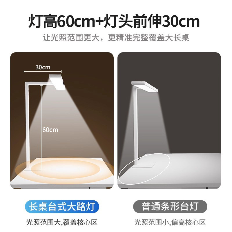 大满贯全光谱护眼台灯学习专用桌面大路灯学生宿舍卧室书桌悦读灯