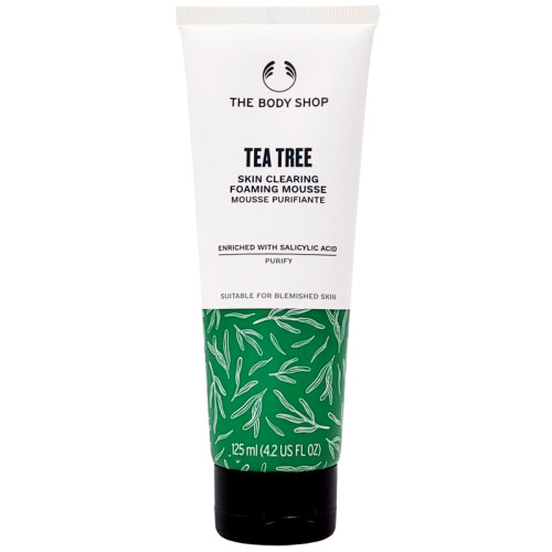 TBS英国Thebodyshop美体小铺茶树洁面摩丝泡沫清爽控油祛痘洗面奶 - 图3