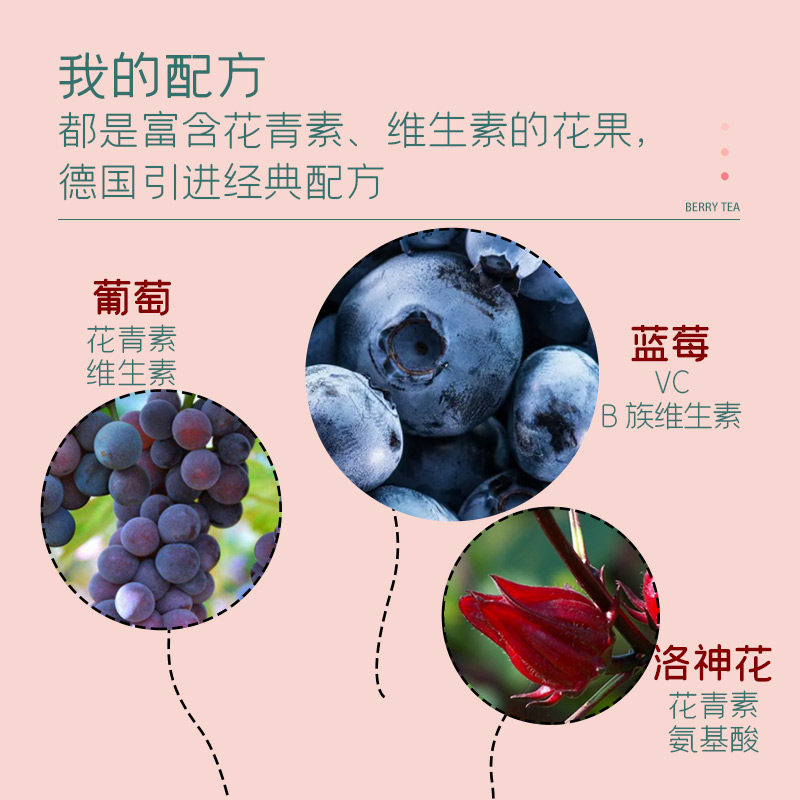 许夫人花茶【蓝莓黑加仑】景区同款蓝莓洛神花散装冷泡朗姆花果茶,淘宝优惠券,粉丝福利购,淘宝优惠卷