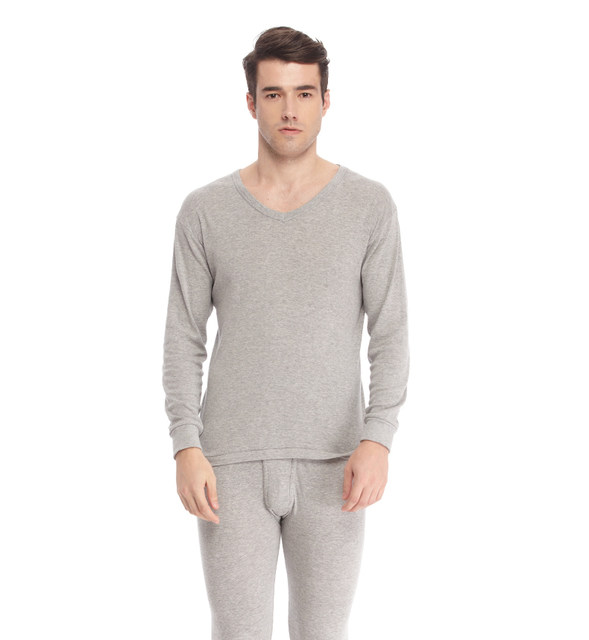 Long-sleeved and trousers pure cotton autumn clothing suitable and refreshing for men
