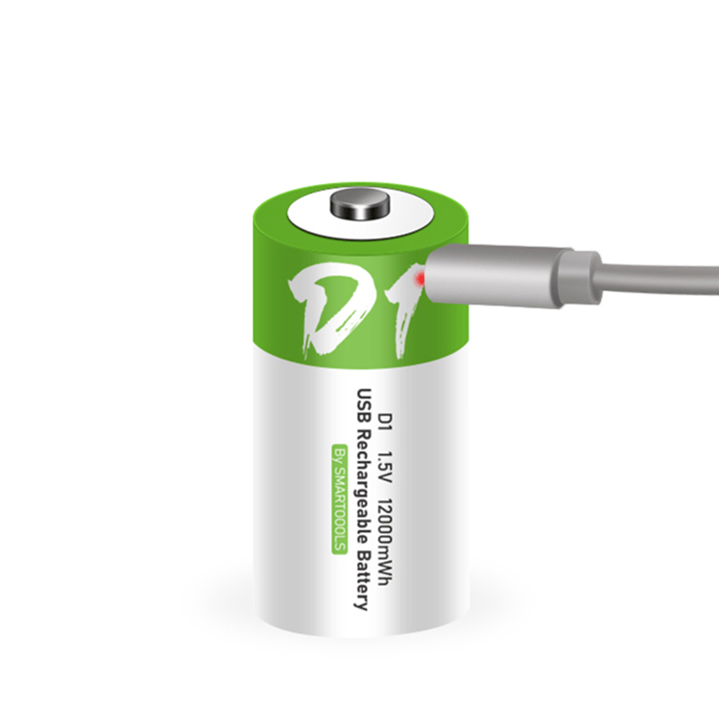 USB1号2号9V充电电池1.5V恒压大容量煤燃气灶热水通用锂电芯套装-图3