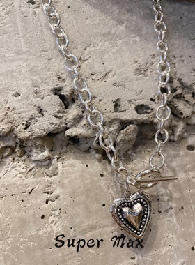 韩版东大门进口纯银女纹理项链