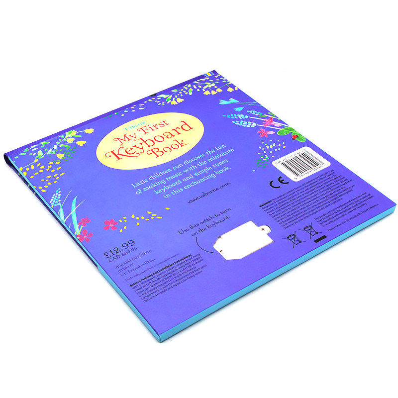 预售 Usborne我的首本钢琴书 英文原版 My First Keyboard Book 专属旋律节奏DIY发声书英语读本 幼儿童音乐器启蒙艺术 四种和弦
