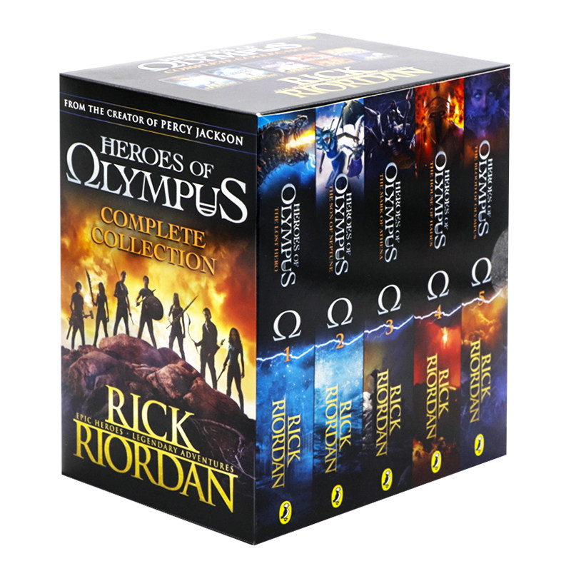 波西杰克逊第二季奥林匹斯英雄系列5册套装Percy Jackson Heroes of Olympus Rick Riordan畅销青少年英文原版小说TheLost Hero1-5
