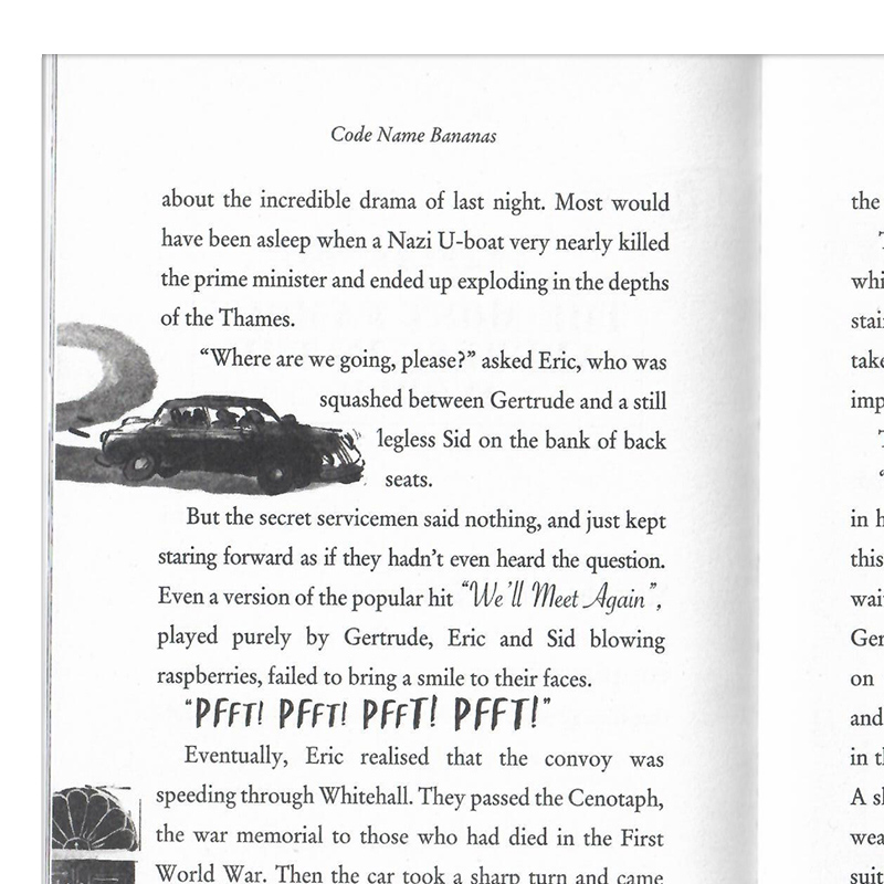 代号香蕉 英文原版小说  Code Name Bananas 大卫·沃利姆斯 David Walliams 奇幻史诗冒险 课外兴趣读物 进口冒险8 - 12 岁 - 图2