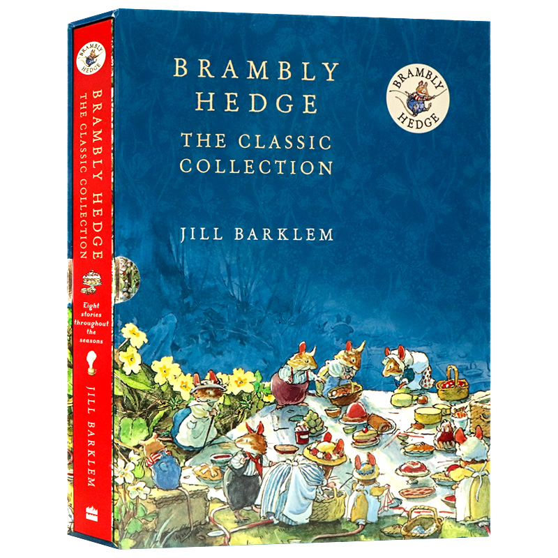 野蔷薇村的故事精装经典收藏版 英文原版绘本 The Brambly Hedge Complete Collection 英语童话故事读物 JillBarklem送音频 - 图3