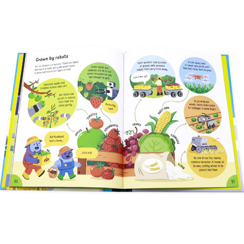 Usborne关于机器人你所需要知道的那些事 英文原版 Lots of Things to Know About Robots 儿童科普百科英语绘本彩色插图图解 - 图1