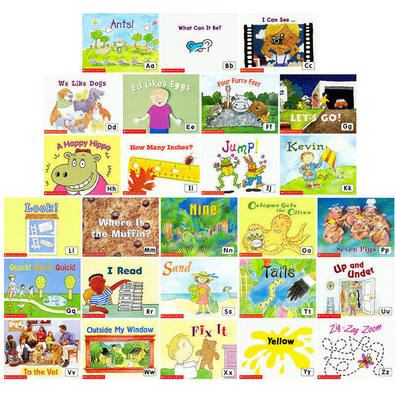 ReadingLine Sound and Letter Kit+CD 字母与发音套装盒装 英文原版绘本 零基础入门 原版CD 美国学乐scholastic出品