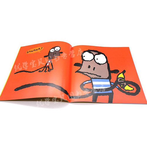 香蕉 英文原版绘本 Banana! 儿童英语启蒙认知图画故事书 幽默滑稽睡前故事读物 平装大开本 Ed Vere 艾德·维尔 - 图0