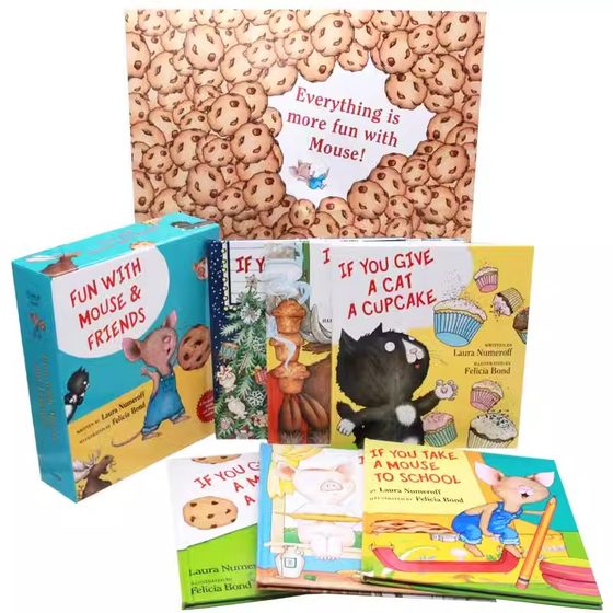 재고 있음 쥐에게 쿠키를 주면 시리즈 영어 원본 그림책 6권 쥐와 친구들과의 즐거운 시간 로라 누메로프 우 민란이 쥐에게 쿠키를 주면 추천합니다