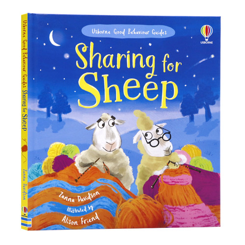 Usborne良好行为系列 乐于分享的绵羊 英文原版绘本 Good Behaviour Guides Sharing for Sheep 品格培养习惯养成启蒙故事图画书 - 图3