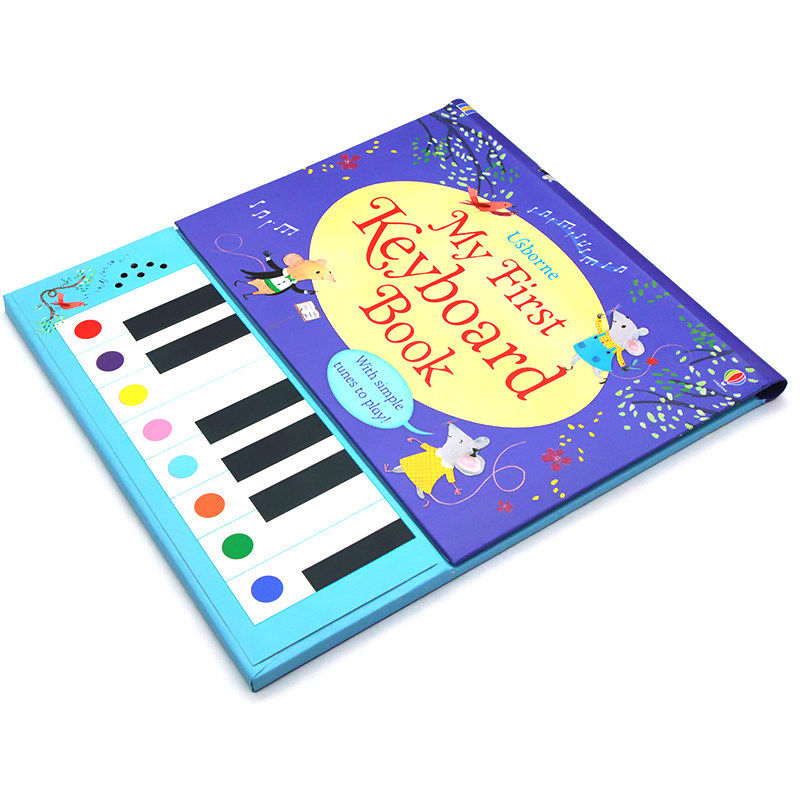 预售 Usborne我的首本钢琴书 英文原版 My First Keyboard Book 专属旋律节奏DIY发声书英语读本 幼儿童音乐器启蒙艺术 四种和弦