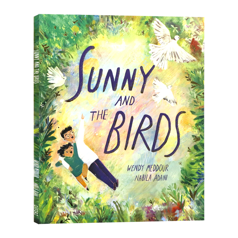 阳光和小鸟英文原版绘本 Sunny and the Birds 关于移民家园和归属感儿童平装大开全彩图画书入围24年莱斯特学校二年级图书奖