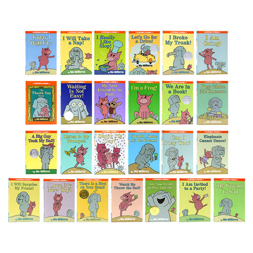 小猪小象系列 200元8件 英文原版绘本 Elephant and Piggie 吴敏兰书单 精装情商教育培养 Mo Willems莫威廉斯 睡前故事书趣味读物 - 图1