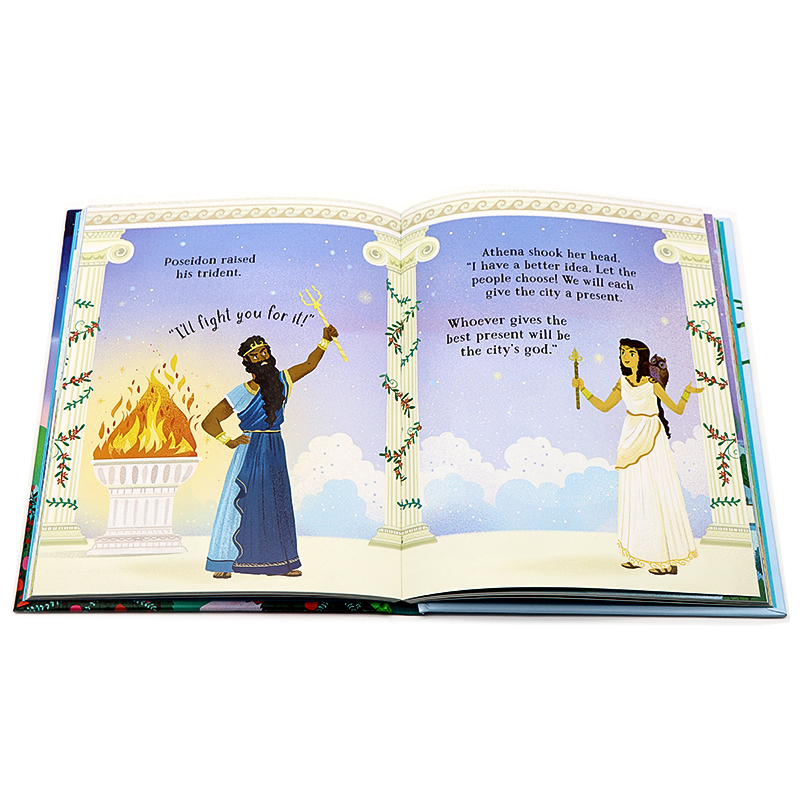 Usborne 给儿童的希腊神话 英文原版绘本 Greek Myths for Little Children 亲子互动 精装全彩版 低幼神话故事合辑 儿童英语启蒙 - 图1