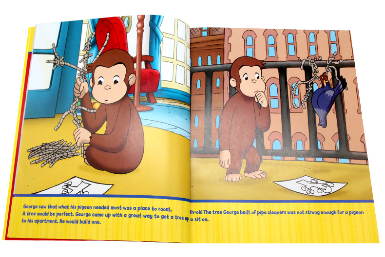 好奇猴乔治建造家园 英文原版绘本 Curious George Builds a Home  平装绘本 儿童启蒙趣味阅读英语图画书 亲子读物寓教于乐