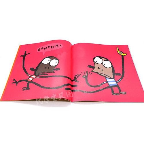 香蕉 英文原版绘本 Banana! 儿童英语启蒙认知图画故事书 幽默滑稽睡前故事读物 平装大开本 Ed Vere 艾德·维尔 - 图1