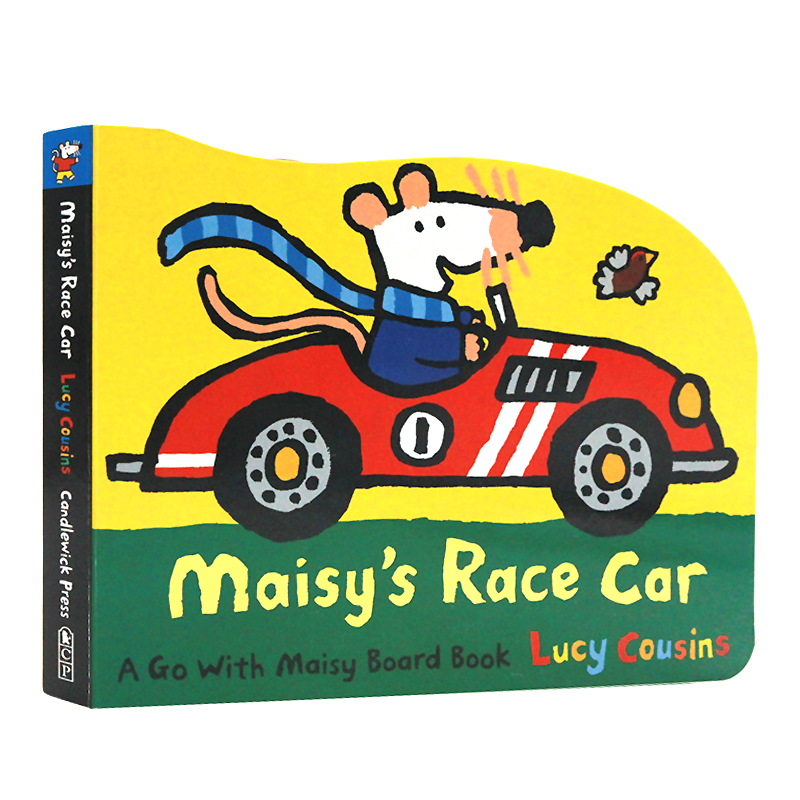 Maisy小鼠波波英文绘本英文原版儿童英语读物纸板书 Maisy's Fire Engine/Sailboat/Tractor/bus作者Lucy Cousins交通工具造型-图3