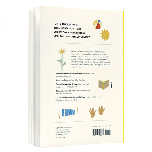 蒙台梭利启蒙期 新手父母的养育指南 英文原版 The Montessori Toddler 全彩插图 蒙氏教育理念蒙特梭利育儿法尊重耐心英语读物 - 图0
