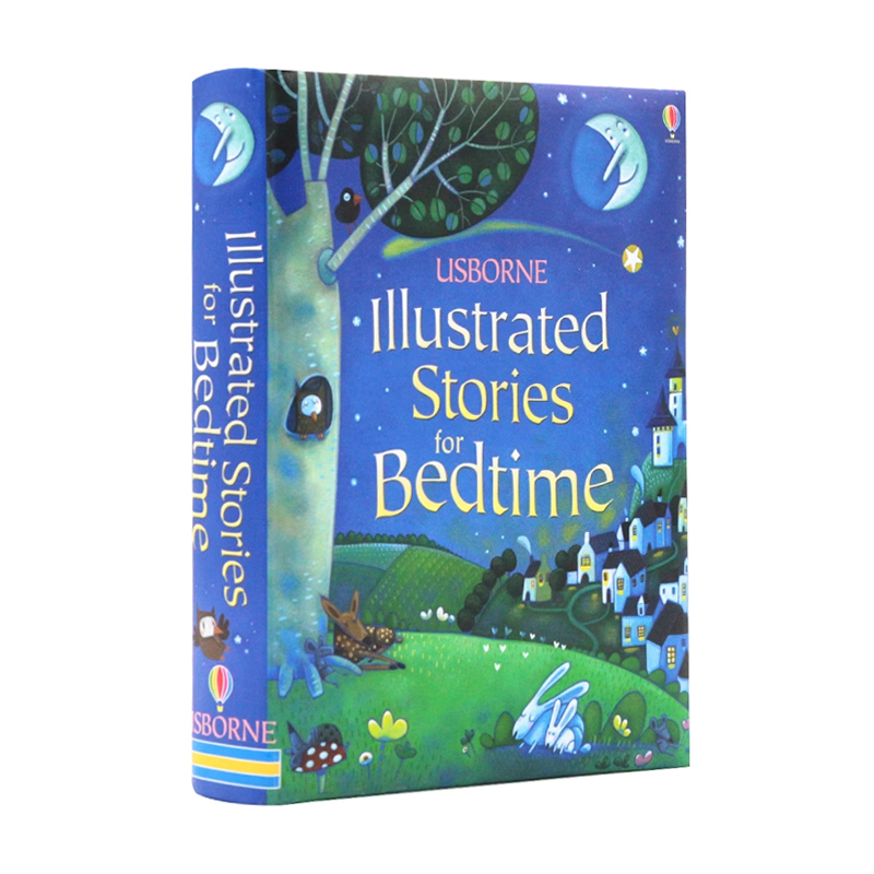 Usborne莎士比亚海盗动物冒险鬼故事图画书6册英文原版绘本 Illustrated Animal Stories Bedtime精装全彩插画版睡前读物亲子共读-图1