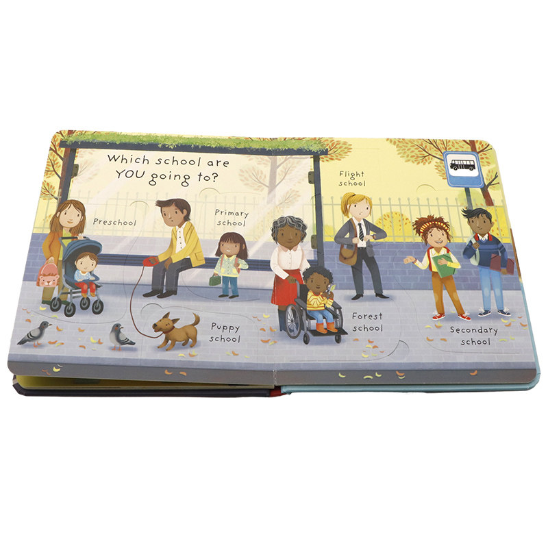 Usborne问与答系列立体翻翻书为什么要上学 Why do I have to go to school? 英文原版绘本幼儿童科普百科英语读物纸板书