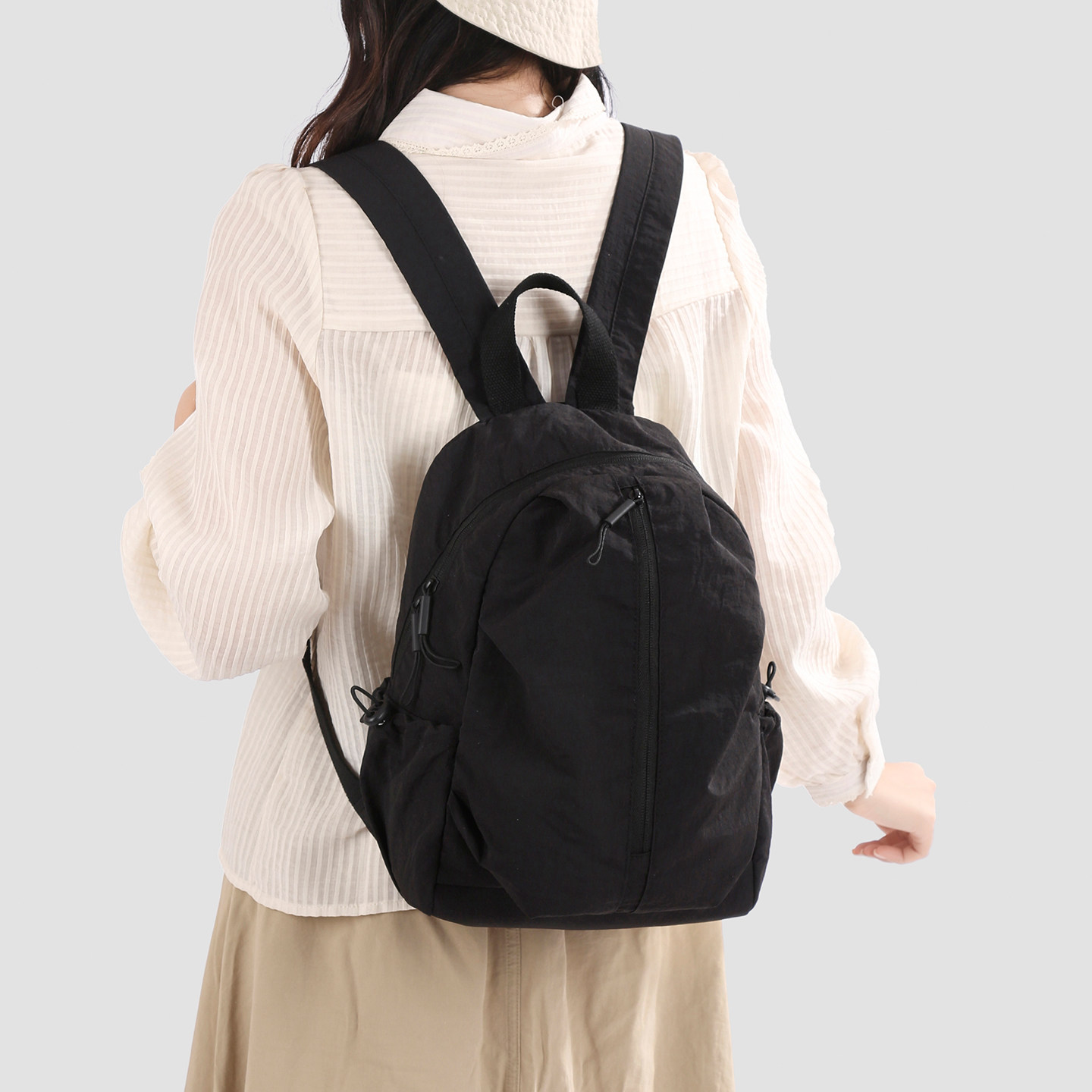 早秋新款少女紫小号轻便双肩包小型休闲旅游逛街背包超轻上班通勤,淘宝优惠券,粉丝福利购,淘宝优惠卷