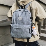 Брендовый универсальный школьный рюкзак, сумка через плечо, простой и элегантный дизайн, для средней школы, подходит для студента, в корейском стиле