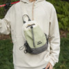 Multifunctional contrast chest bag for men and women outdoor sports backpack