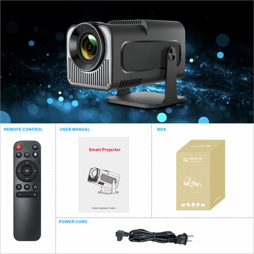 HY320mini投影仪小型直筒家用便携projector 180度投射角度安卓版 - 图2