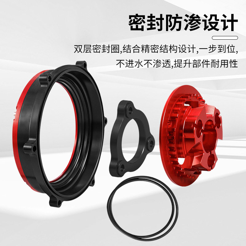 适用于摩托车杜卡迪V4 S 2019-2021复古改装透明离合器离合边盖,淘宝优惠券,粉丝福利购,淘宝优惠卷