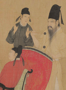 五代南唐顾闳中韩熙载夜宴图十大名画仿古国画名画复制品字画手卷