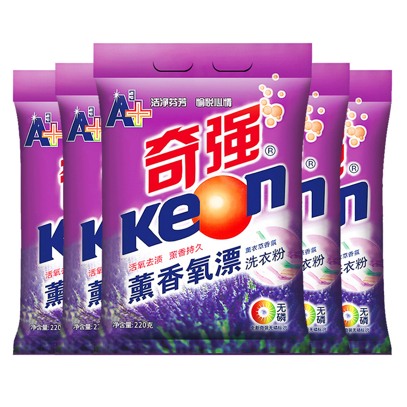 keon /奇强薰香氧漂220g*洗衣粉 奇强星城锦色洗衣粉