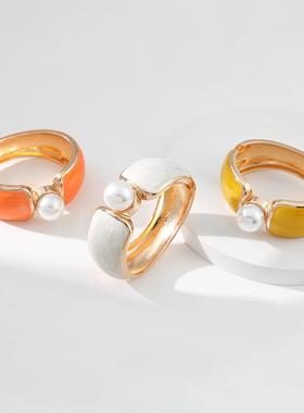 流行滴油系列alloy bracelet  fashion retro 风显气质pearl 配饰