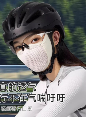 骑行防晒口罩全脸防紫外线男女户外公路车登山透气冰丝跑步面罩女