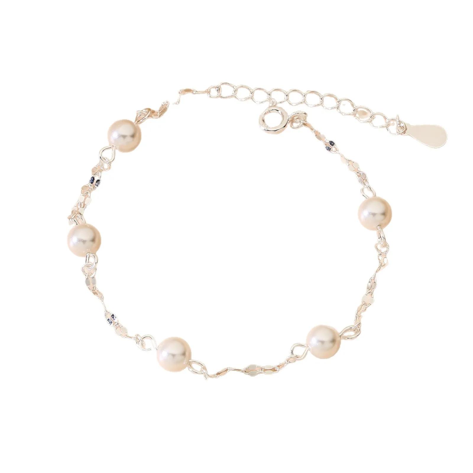 8461号6520号 纯银99满天星贝珠手链轻奢小众精致送女友直播爆款 - 图3