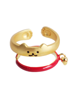 日本ins设计手工手作铃铛猫爪