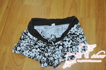 Special.G-Inside single drawstring small flat-legged trunks of women--flower season rain season coffee bottom flower ສີຂາວ S M L XL